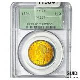1894 $10 Gold Eagle PCGS MS61