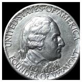 1927 Silver Vermont Half Dollar UNCIRCULATED