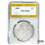 1889 Morgan Silver Dollar PGA MS66