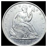 1856-O Seated Liberty Half Dollar NEARLY UNCIRCULA