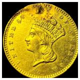 1856 Gold $1 Indian Head Type 2 HIGH GRADE