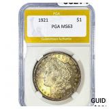 1921 Morgan Silver Dollar PGA MS63