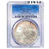 2011 Mo Mexico Libertad Ag  PCGS MS68