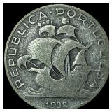 1932 Portugal Silver 2 1/2 Escudos