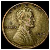 1909-S Lincoln Wheat Cent NEARLY UNCIRCULATED