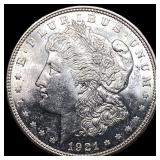 1921 Silver Morgan Dollar CHOICE BU