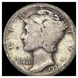 1921 Silver Mercury Dime NICELY CIRCULATED