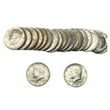 [20 Coins] 1964 Kennedy Half Dollar