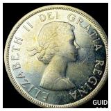 1955 Canada Silver Dollar