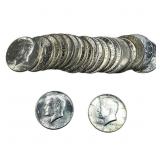 [20 Coins] 1964 Kennedy Half Dollar