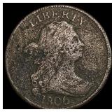 1806 Draped Bust Half Cent LIGHTLY CIRCULATED