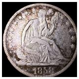 1858-O Silver Half Dollar NEARLY UNCIRCULATED