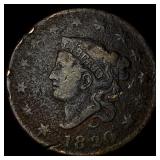 1820 Coronet Head Large Cent NICELY CIRCULATED