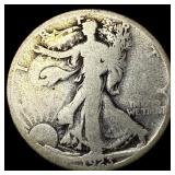 1923-S Silver Walking Liberty Half Dollar  NICELY