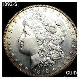 1892-S Morgan Silver Dollar UNCIRCULATED