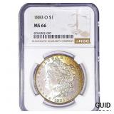 1883-O Morgan Silver Dollar NGC MS66