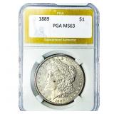 1889 Morgan Silver Dollar PGA MS63