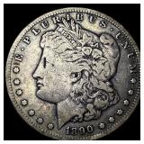 1890-CC Silver Morgan Dollar LIGHTLY CIRCULATED