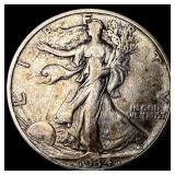 1934-D Silver Walking Liberty Half Dollar NEARLY U