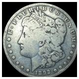 1892-S Silver Morgan Dollar NEARLY  UNCIRCULATED