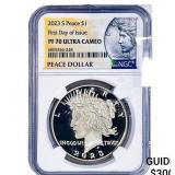 2023-S $1 1OZ Ultra Cameo NGC PF70