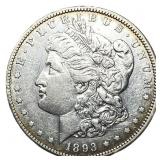 1893-CC Morgan Silver Dollar