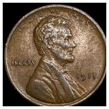 1911 Lincoln Wheat Cent CHOICE AU