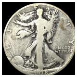 1918-D Silver Walking Liberty Half Dollar NICELY C