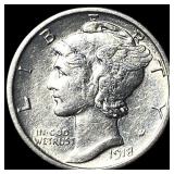 1918-S Silver Mercury Dime UNCIRCULATED