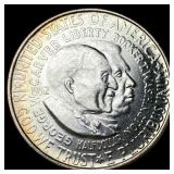 1952 Silver Half Dollar Booker T. Washington-Carve