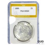 1889 Morgan Silver Dollar PGA MS64