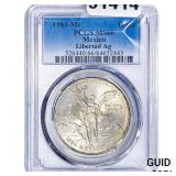1984 Mo Mexico Libertad Ag  PCGS MS66