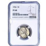 1956 Jefferson Nickel NGC PF68