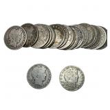 [20 Coins] 1896-1915 Barber Half Dollar