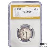 1926 Standing Liberty Quarter PGA MS64