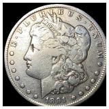 1891-CC Morgan Silver Dollar LIGHTLY CIRCULATED