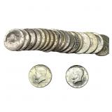 [20 Coins] 1964 Kennedy Half Dollar