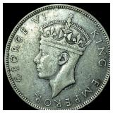 1939 Seychelles Silver 1 Rupee