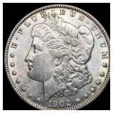 1902-O Silver Morgan Dollar CHOICE AU