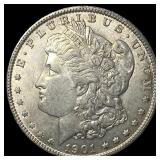 1901-O Silver Morgan Dollar CHOICE AU