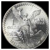 1982 Mexico Silver 1 Onza Libertad SUPERB GEM BU