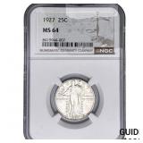 1927 Standing Liberty Quarter NGC MS64