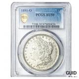 1891-O Morgan Silver Dollar PCGS AU50