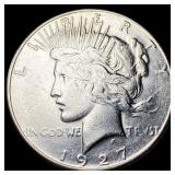 1927-S Peace Silver Dollar CLOSELY  UNCIRCULATED