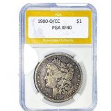 1900-O/CC Morgan Silver Dollar PGA XF40