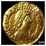 Roman Valentinian III 425-455 AD Gold Tremissis