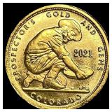 2021 24Kt Gold 0.10 Troy Oz Prospector