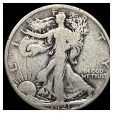 1921 Walking Liberty Half Dollar NICELY CIRCULATED