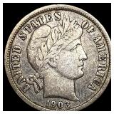1903-O Silver Barber Dime NEARLY UNCIRCULATED