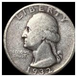 1932-D Silver Washington Quarter LIGHTLY CIRCULATE
